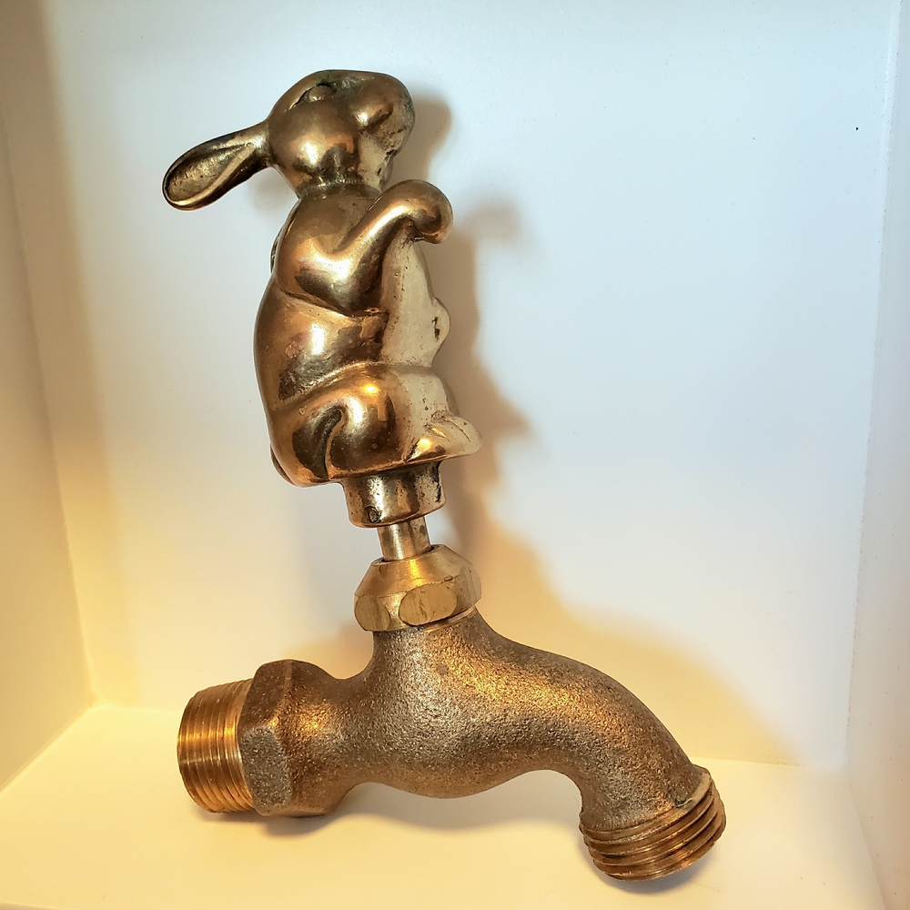 Brass Bunny Faucet Handle Outdoor Spigot